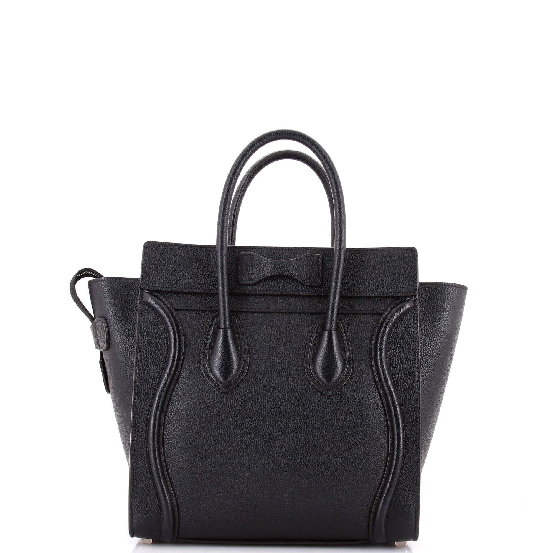 Luggage Bag Grainy Leather Micro