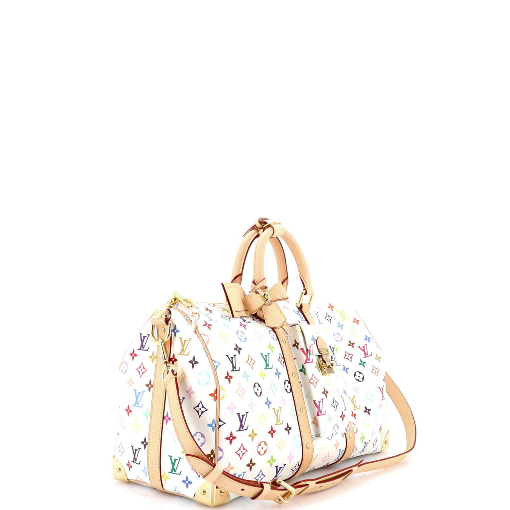 x Takashi Murakami Keepall Bandouliere Bag Monogram Multicolor 45