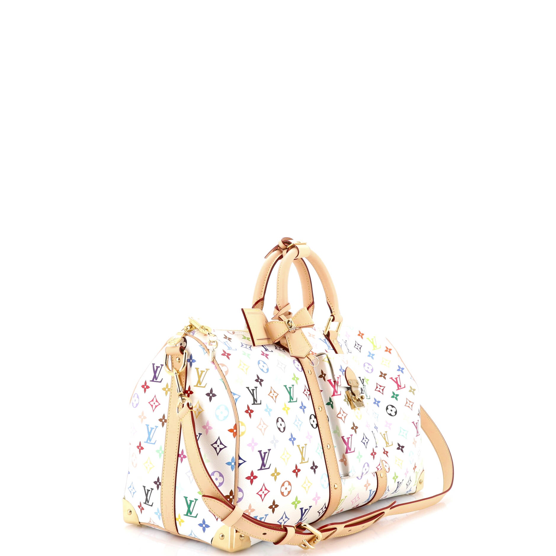 x Takashi Murakami Keepall Bandouliere Bag Monogram Multicolor 45