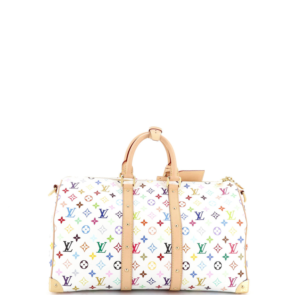 x Takashi Murakami Keepall Bandouliere Bag Monogram Multicolor 45