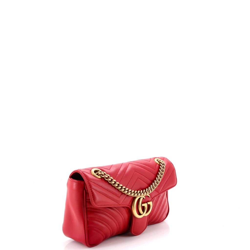 GG Marmont Flap Bag Matelasse Leather Medium