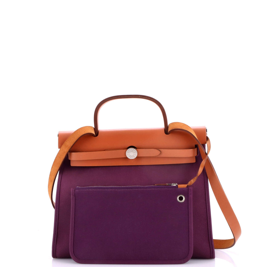 Herbag Zip Leather and Toile 31