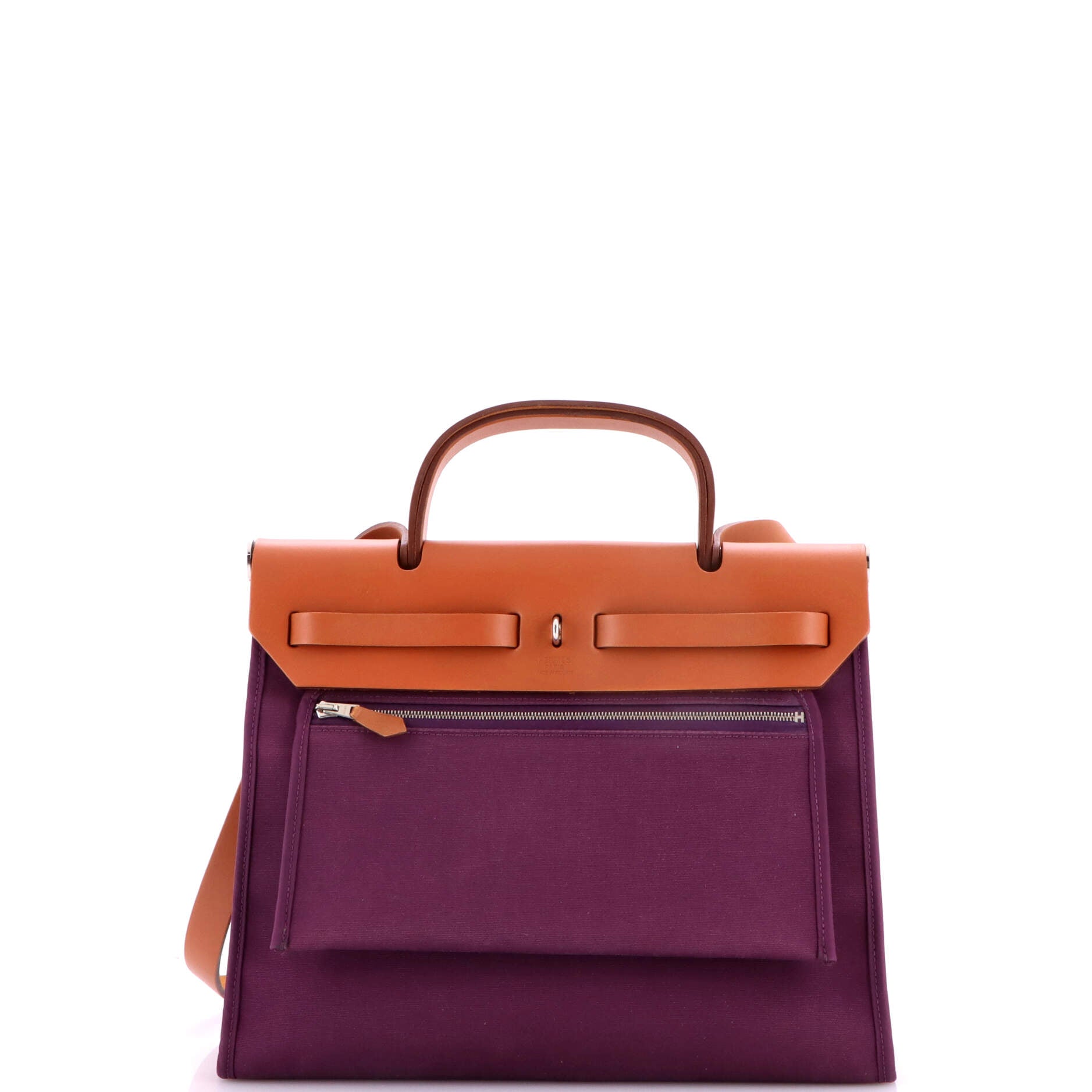 Herbag Zip Leather and Toile 31