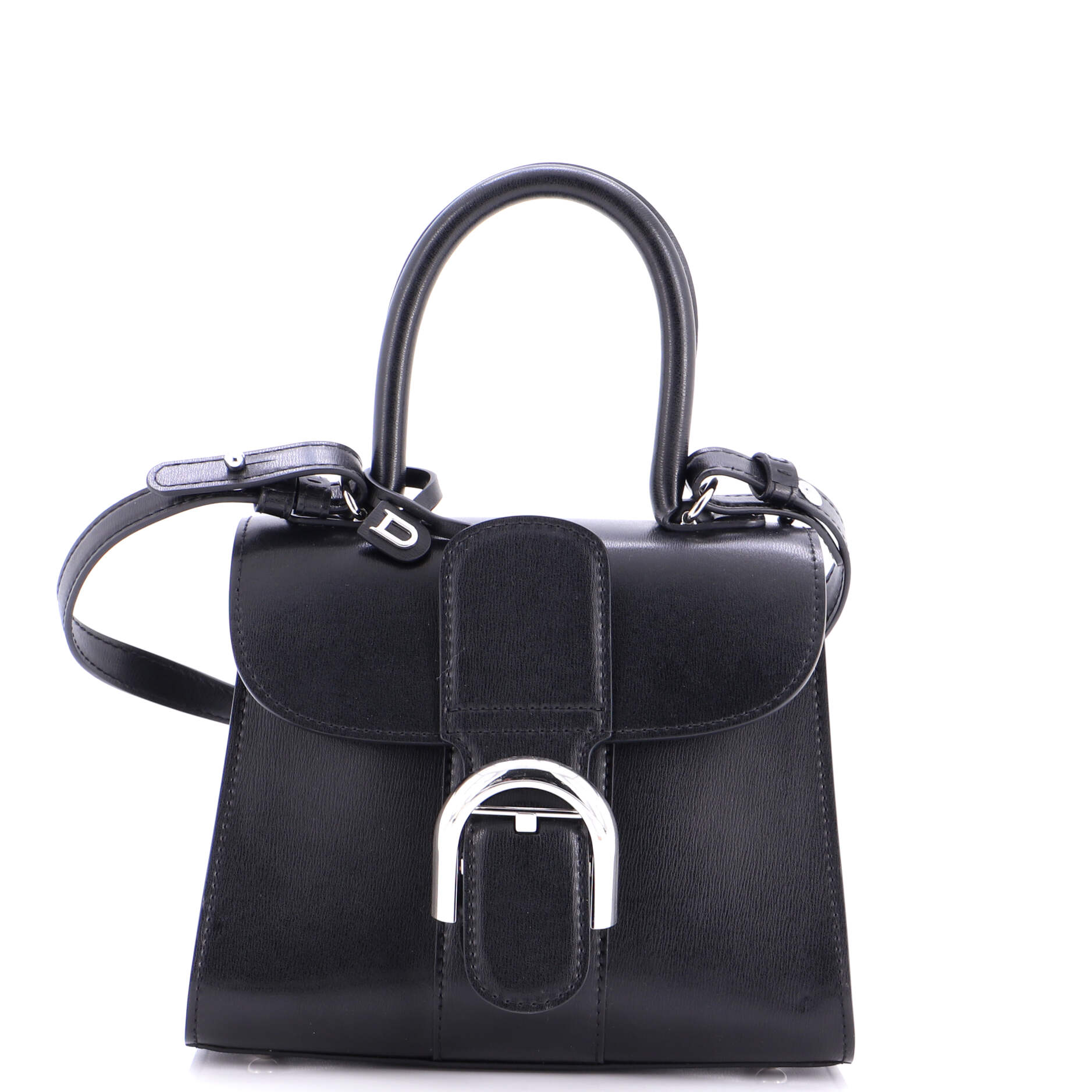 Brillant Top Handle Bag Leather Mini
