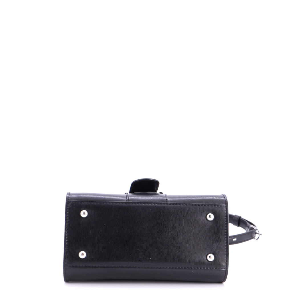 Brillant Top Handle Bag Leather Mini