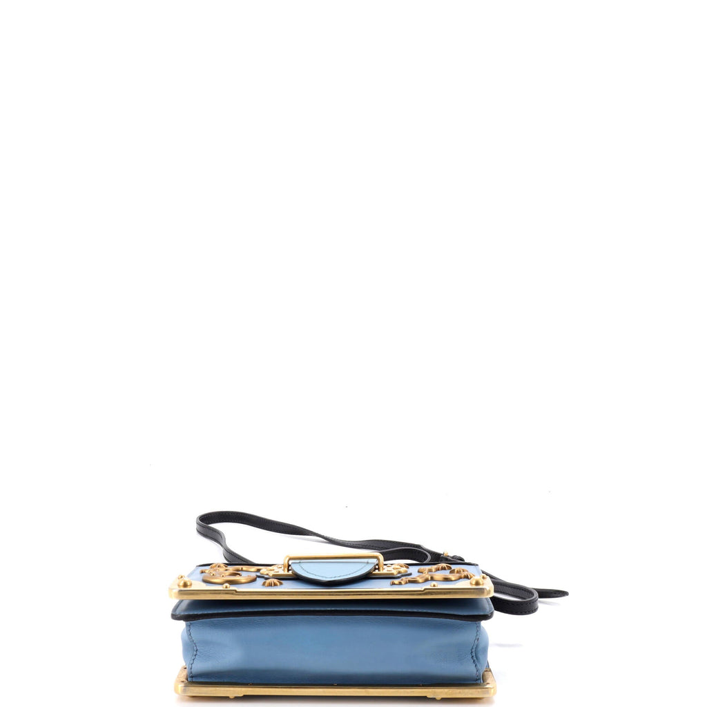 Cahier Crossbody Bag Embellished Leather Small