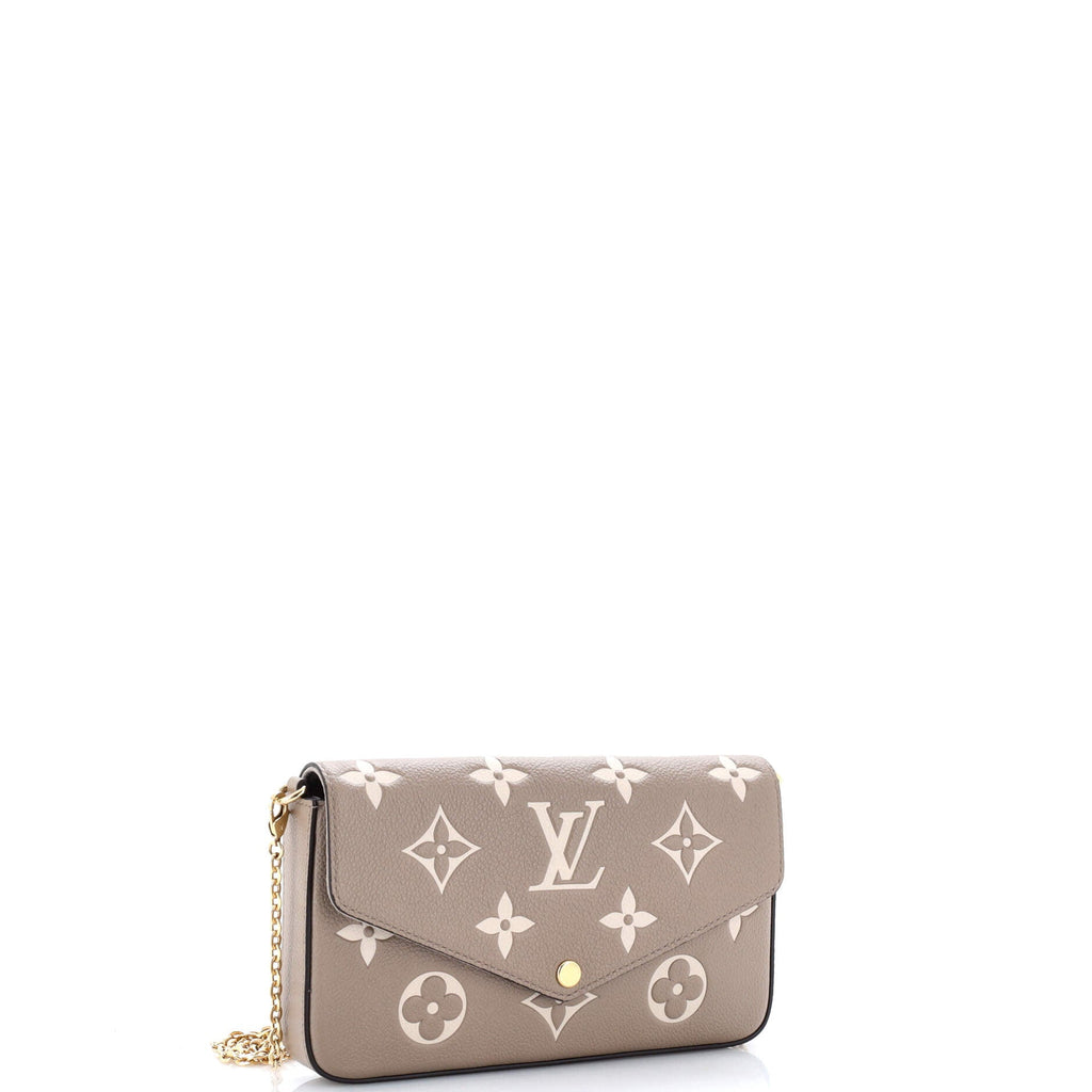 Felicie Pochette Bicolor Monogram Empreinte Giant