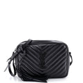 Lou Camera Bag Matelasse Chevron Leather Small
