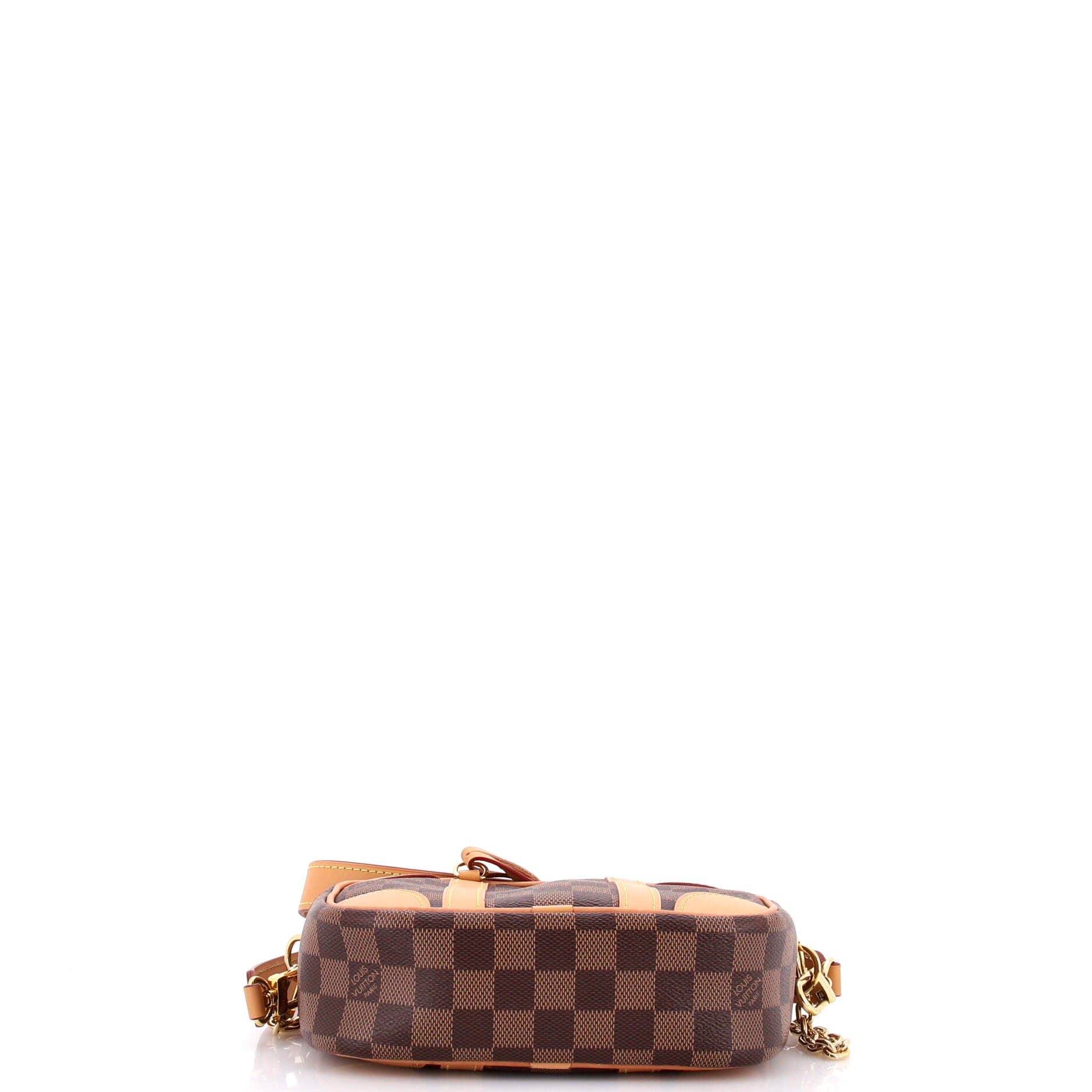 Valisette Souple Handbag Damier with Leather BB