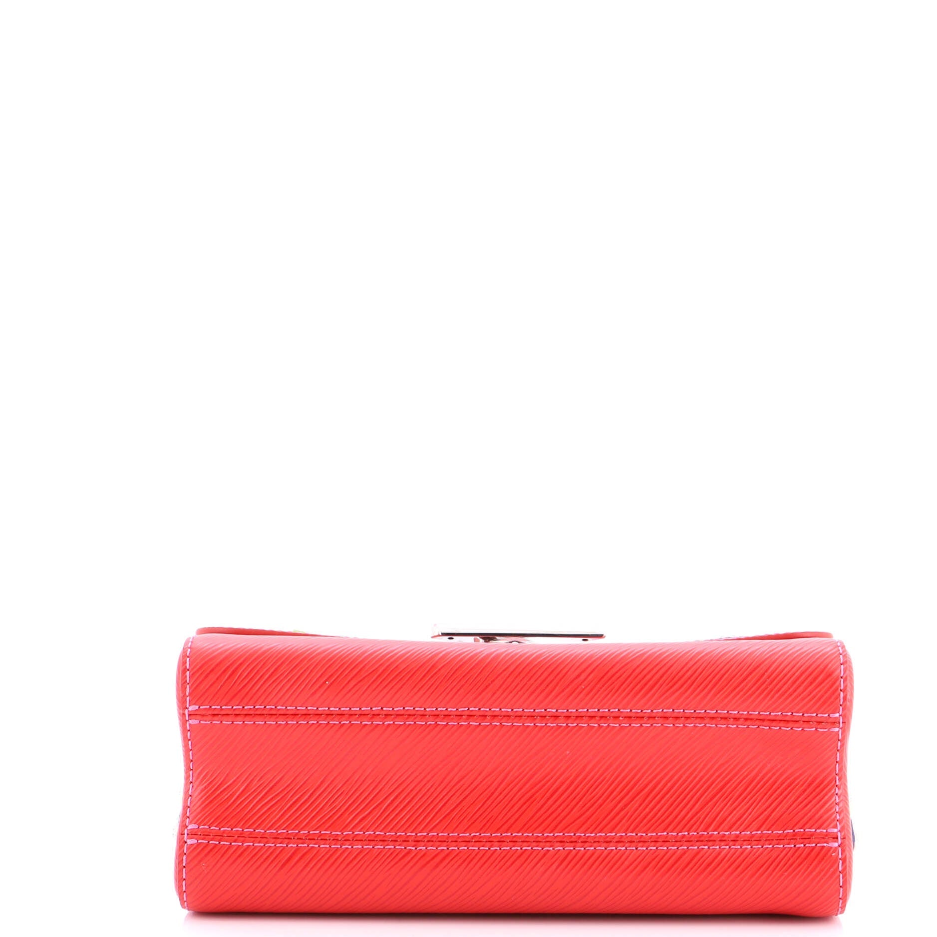 Twist Handbag Limited Edition Flower Embellished Epi Leather MM
