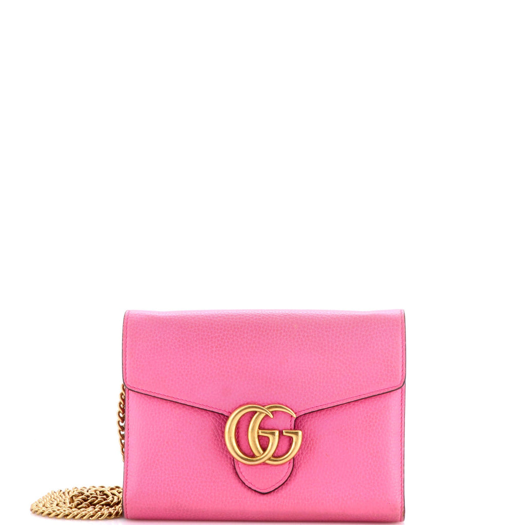 GG Marmont Chain Wallet Leather Mini