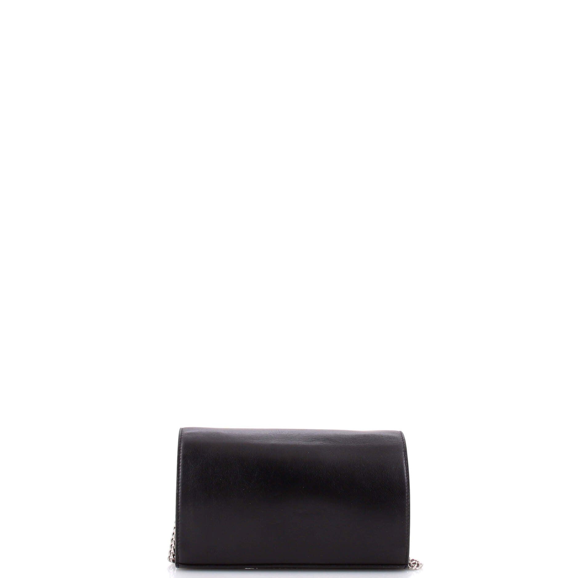 Classic Monogram Wallet on Chain Studded Leather