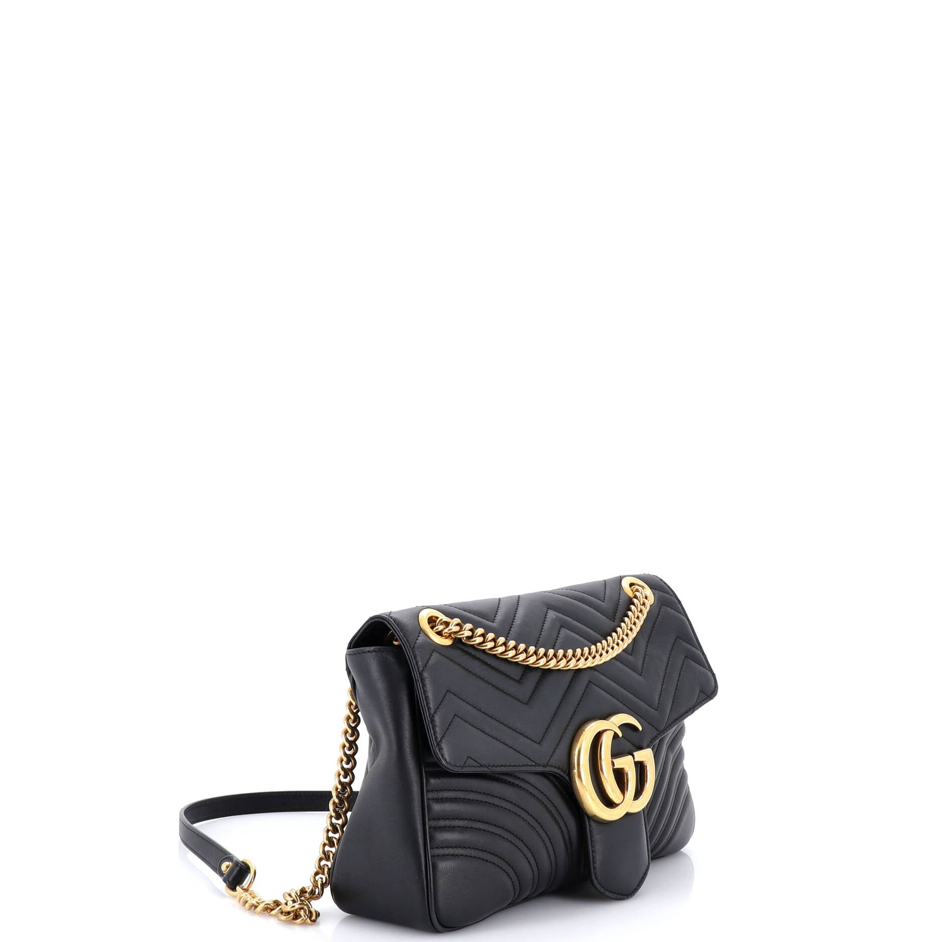 GG Marmont Flap Bag Matelasse Leather Medium