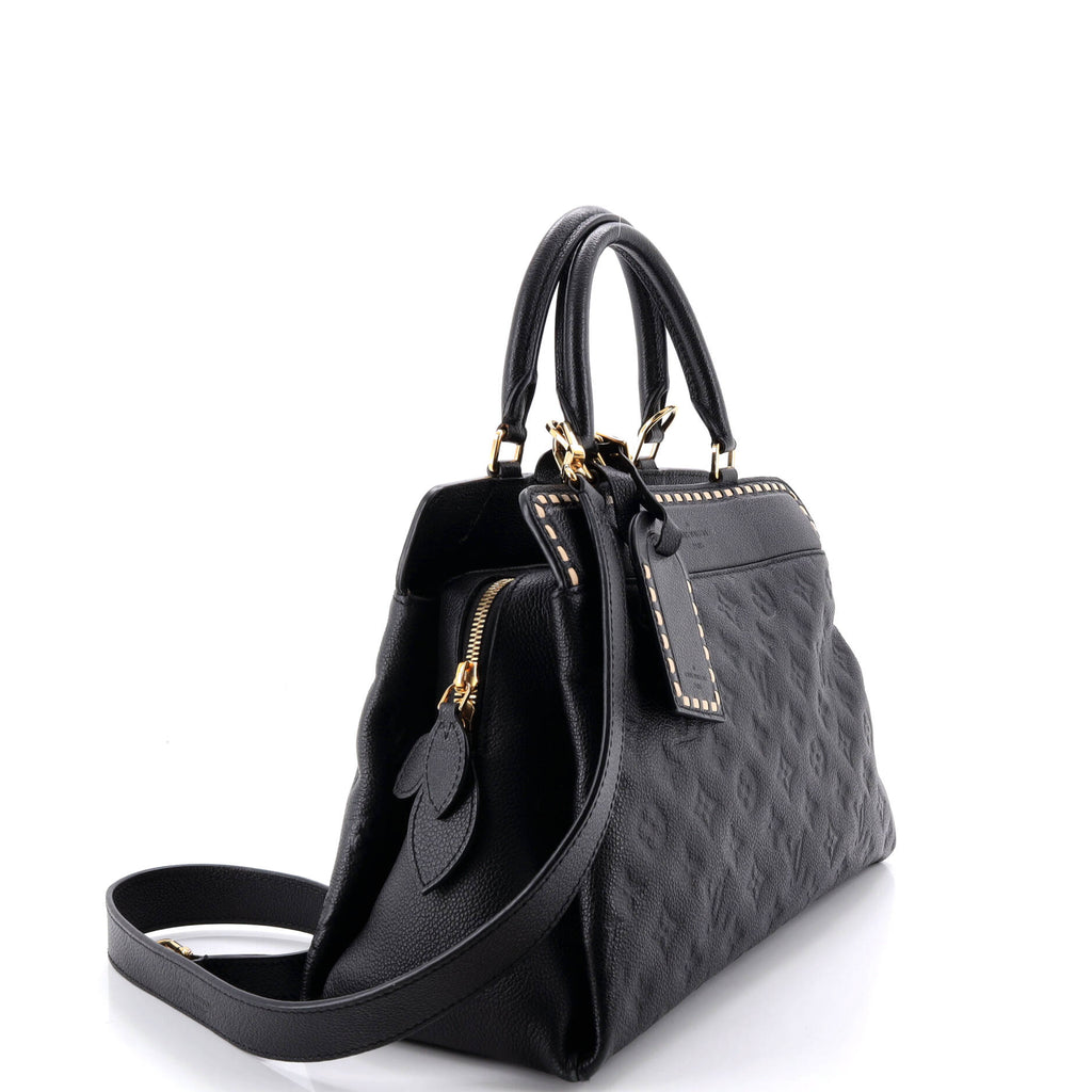 Vosges Handbag Whipstitch Monogram Empreinte Leather MM