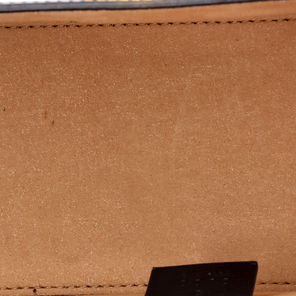 Padlock Bamboo Shoulder Bag Leather Small