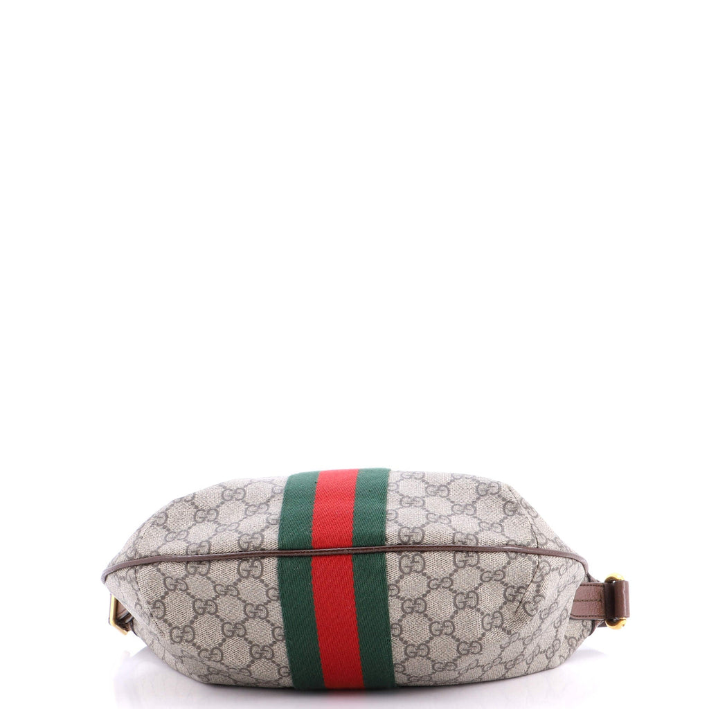 Ophidia Half Moon Hobo GG Coated Canvas Small