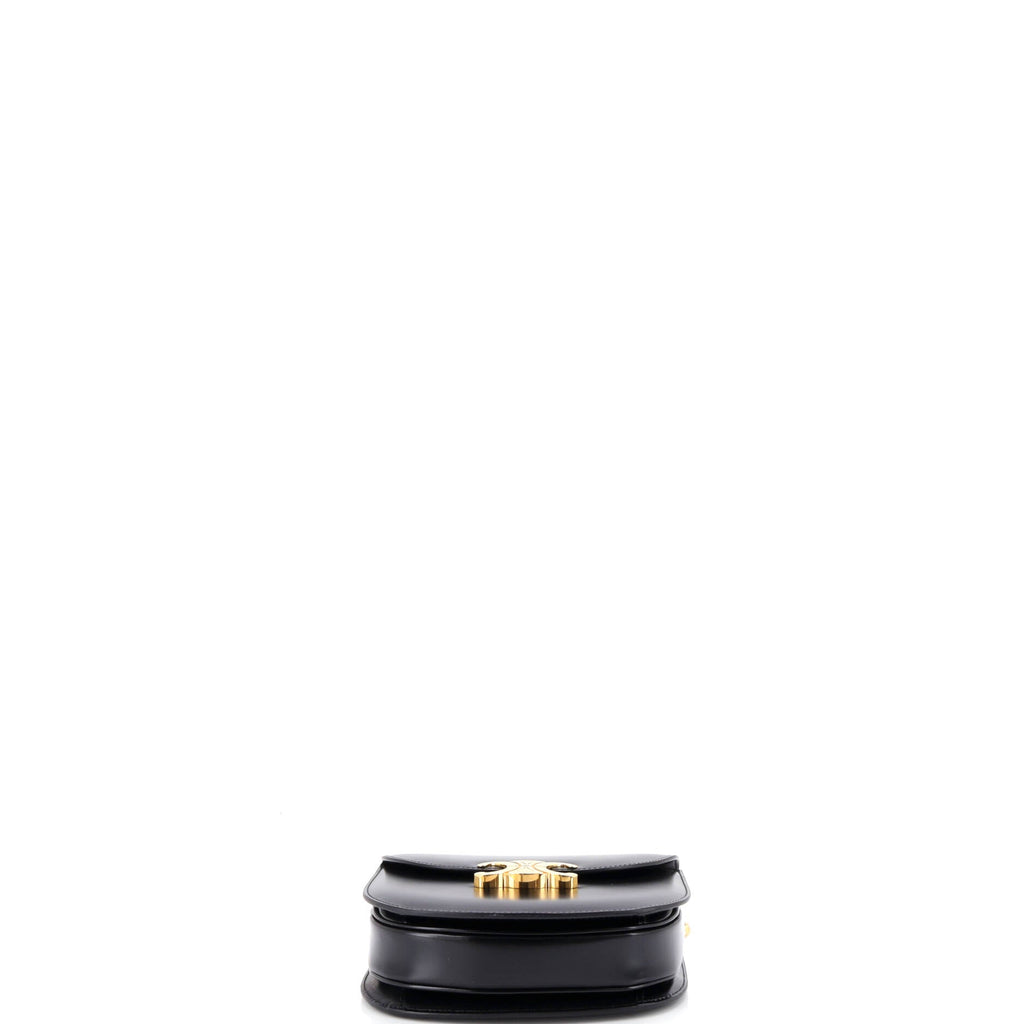 Triomphe Besace Clea Chain Flap Bag Leather