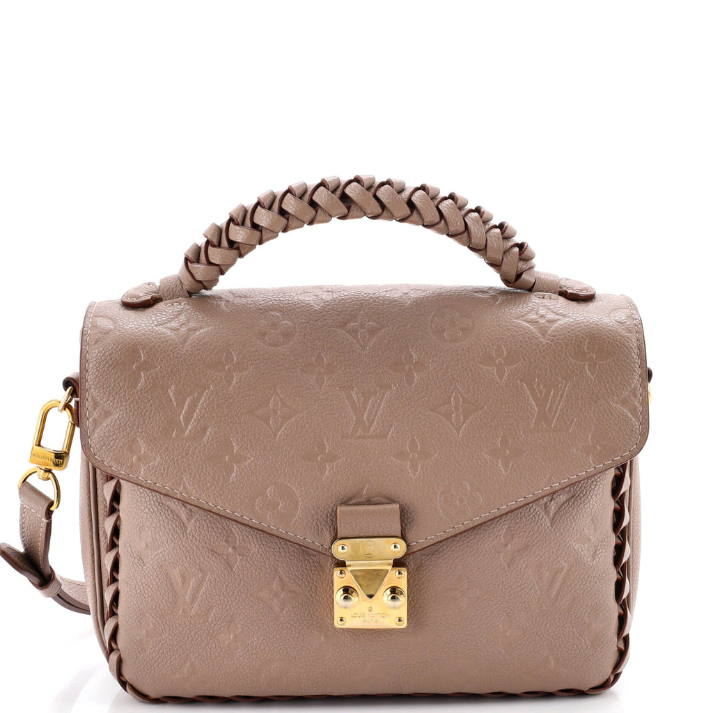 Braided Handle Pochette Metis Monogram Empreinte Leather
