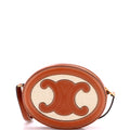 Triomphe Oval Crossbody Bag Canvas and Leather