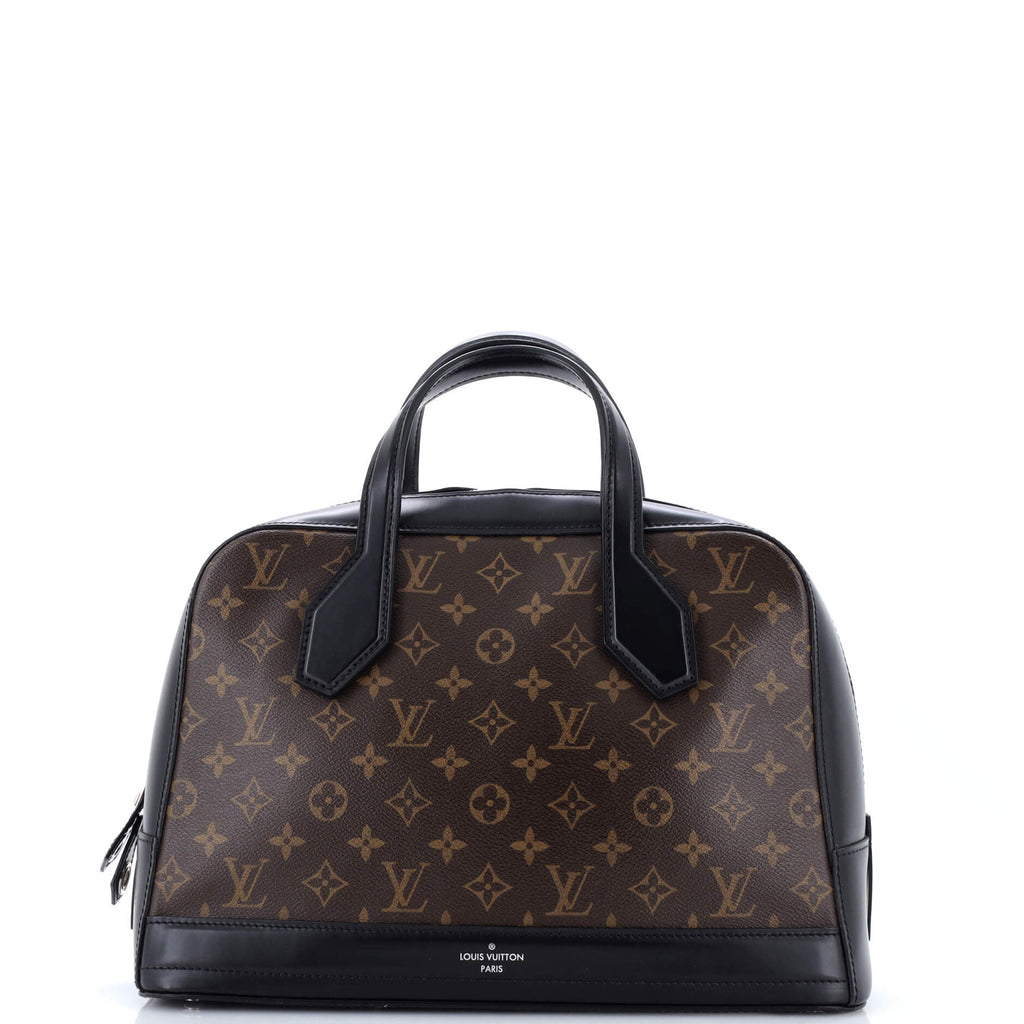 Dora Handbag Monogram Canvas and Calfskin MM