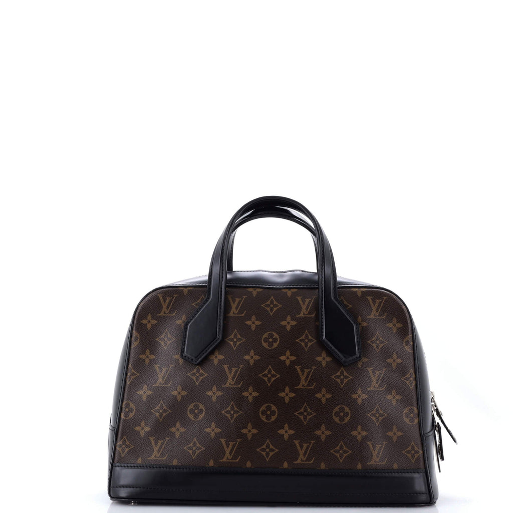 Dora Handbag Monogram Canvas and Calfskin MM