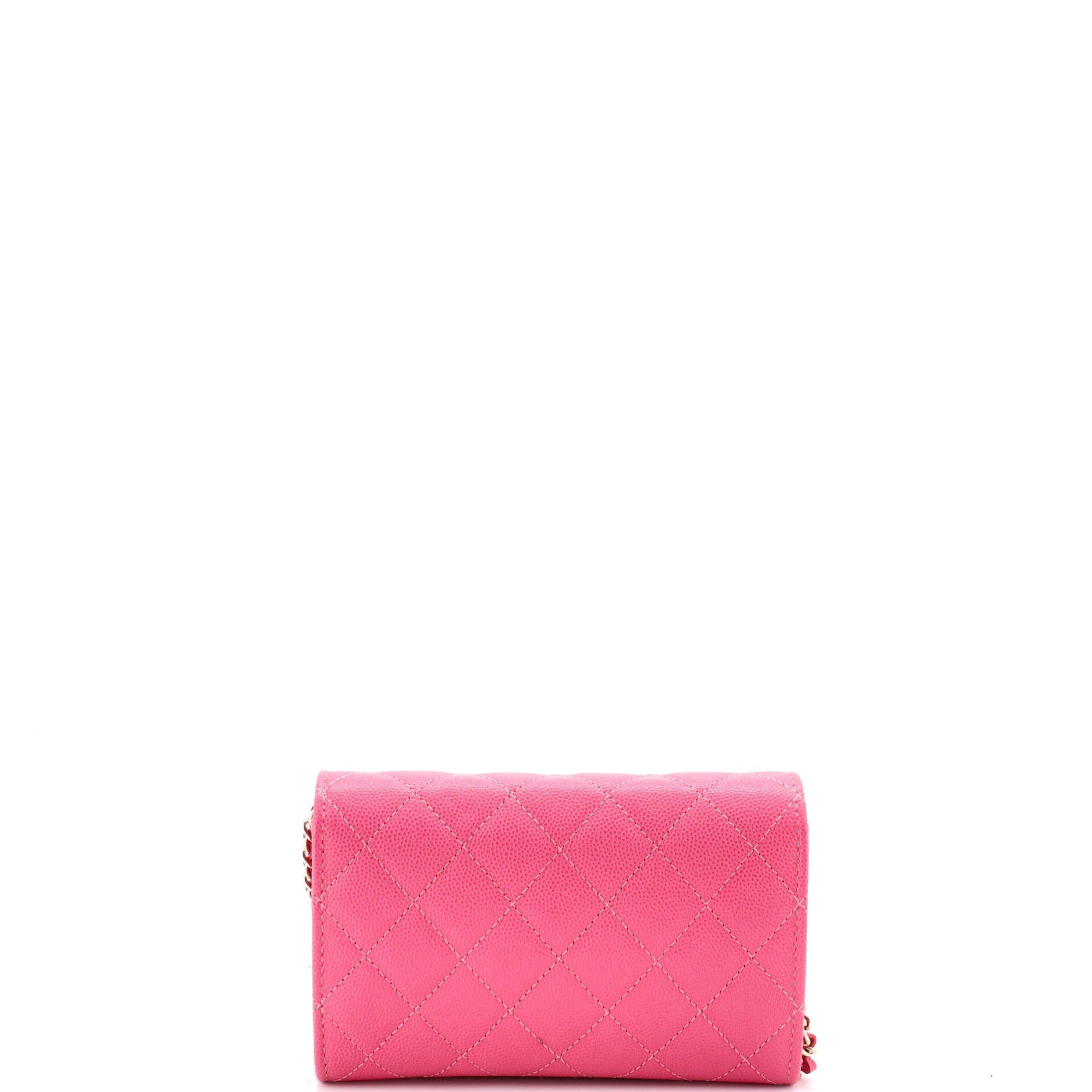 Classic Flap Wallet Crossbody Bag Quilted Caviar Mini