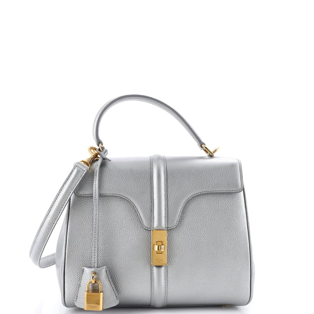 16 Top Handle Bag Grained Calfskin Small