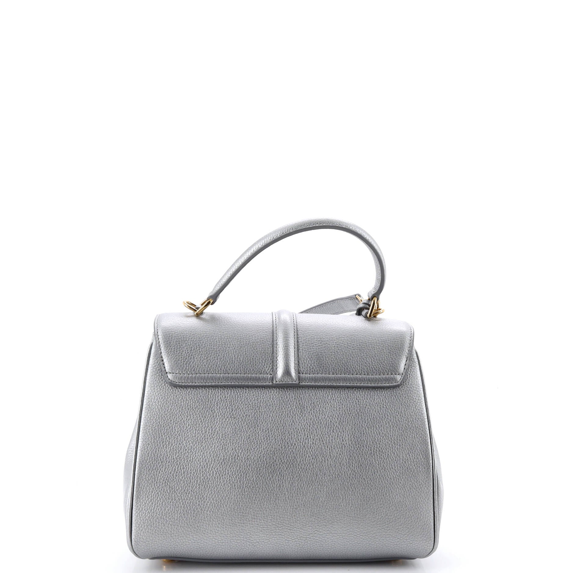 16 Top Handle Bag Grained Calfskin Small