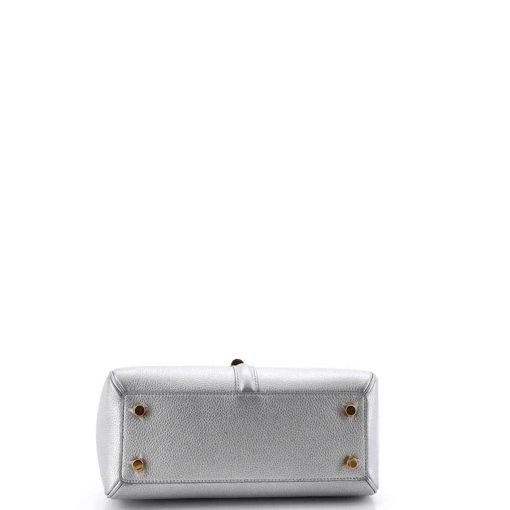 16 Top Handle Bag Grained Calfskin Small