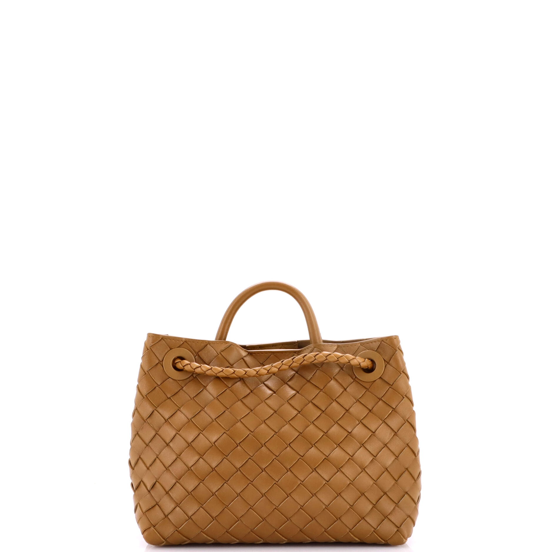 Andiamo Top Handle Bag Intrecciato Nappa Small