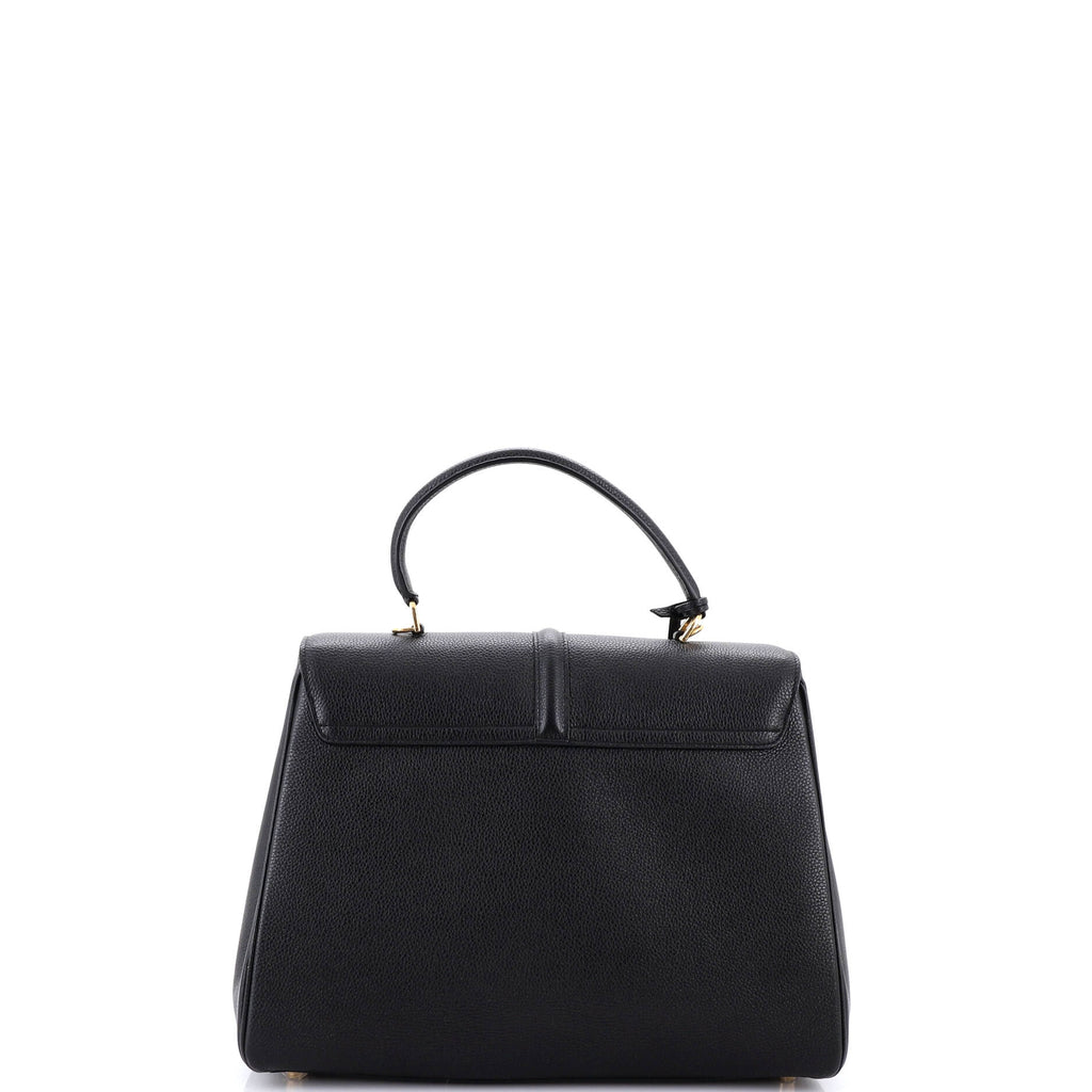 16 Top Handle Bag Grained Calfskin Medium