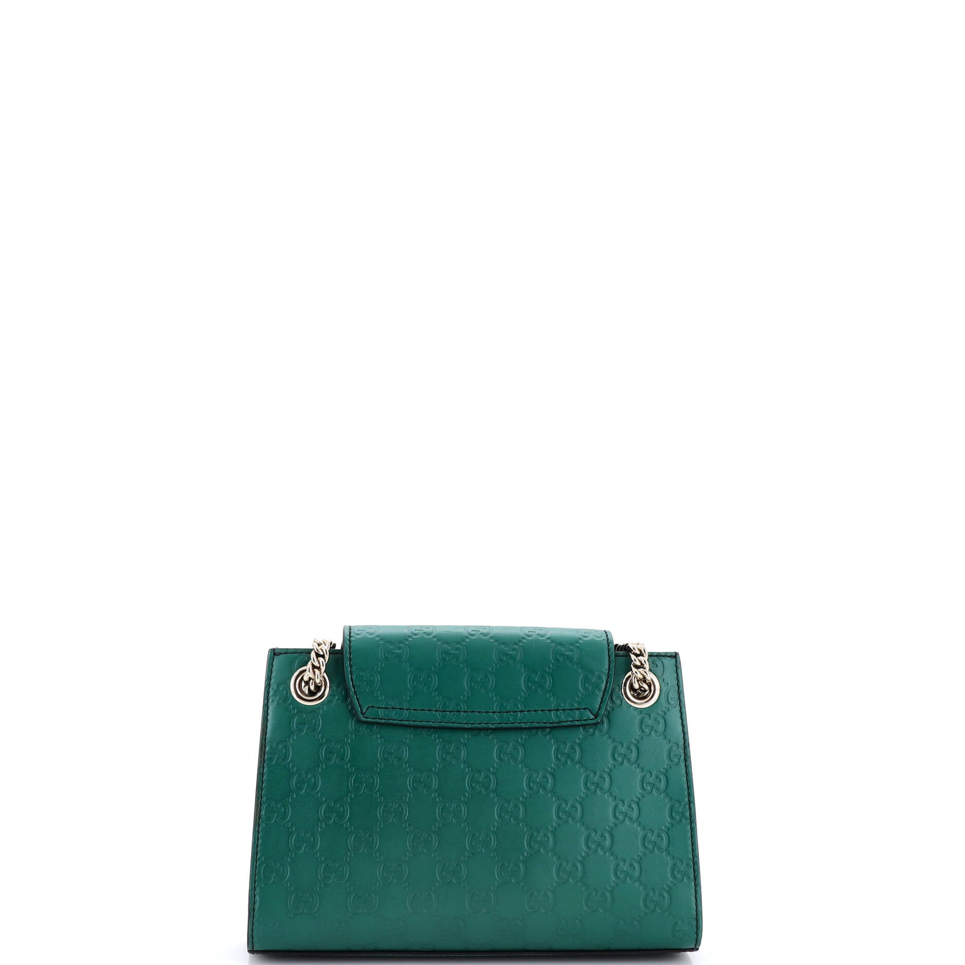 Emily Chain Flap Shoulder Bag Guccissima Leather Small