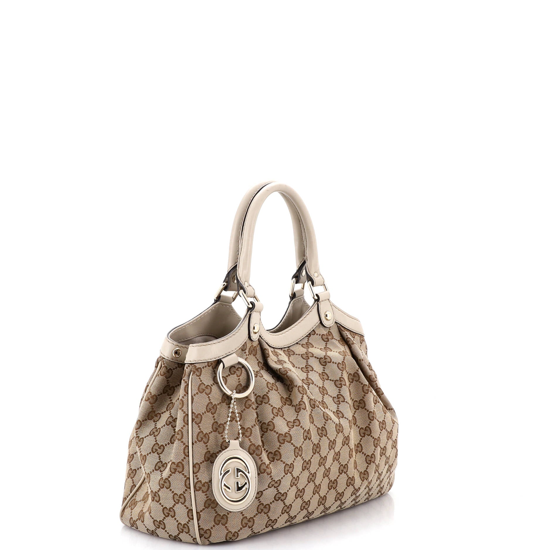 Sukey Tote GG Canvas with Leather Medium