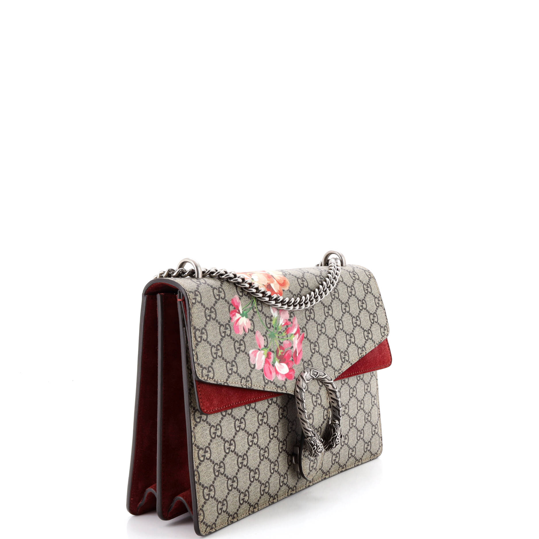 Dionysus Bag Blooms Print GG Coated Canvas Medium