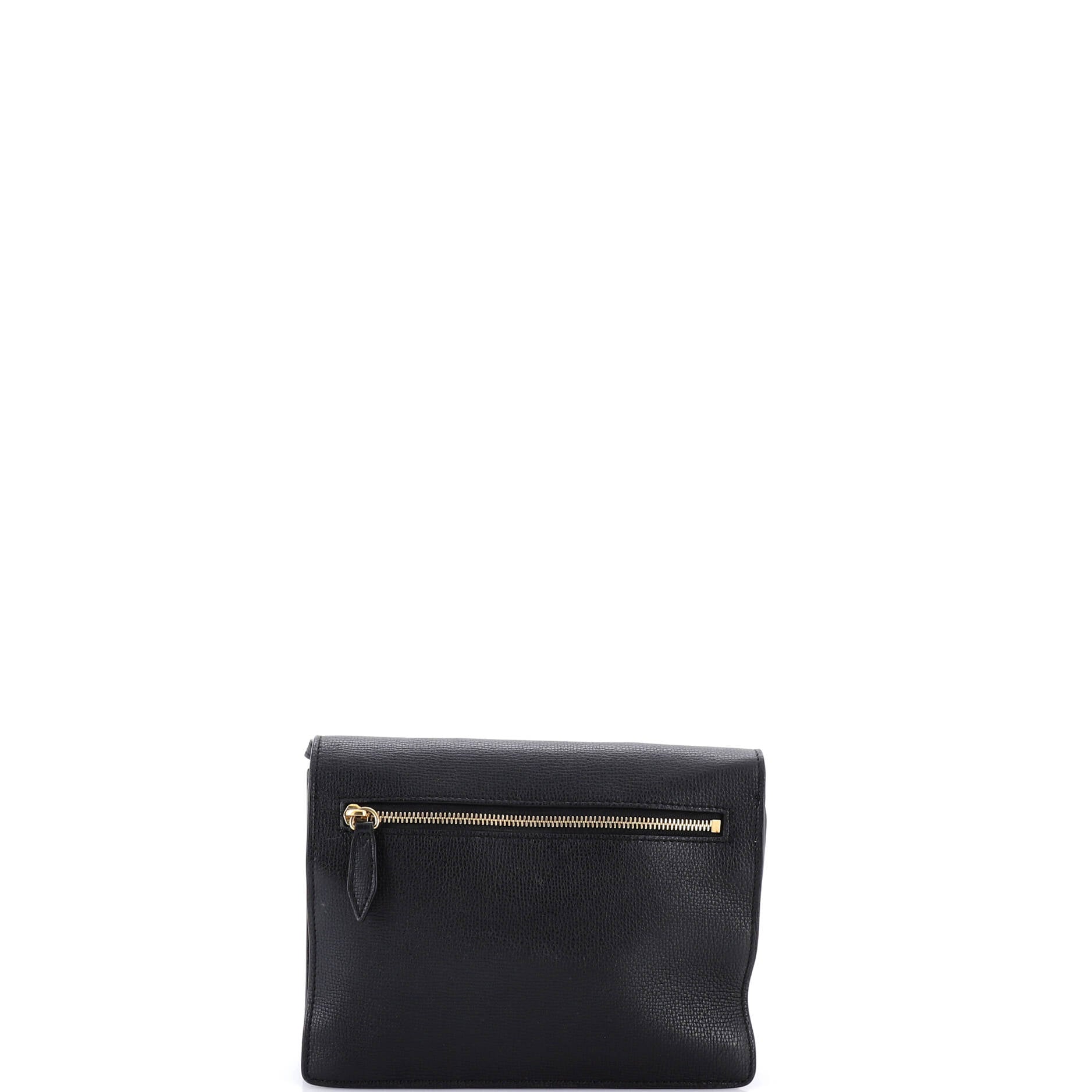 Macken Crossbody Bag Leather and House Check Canvas Small