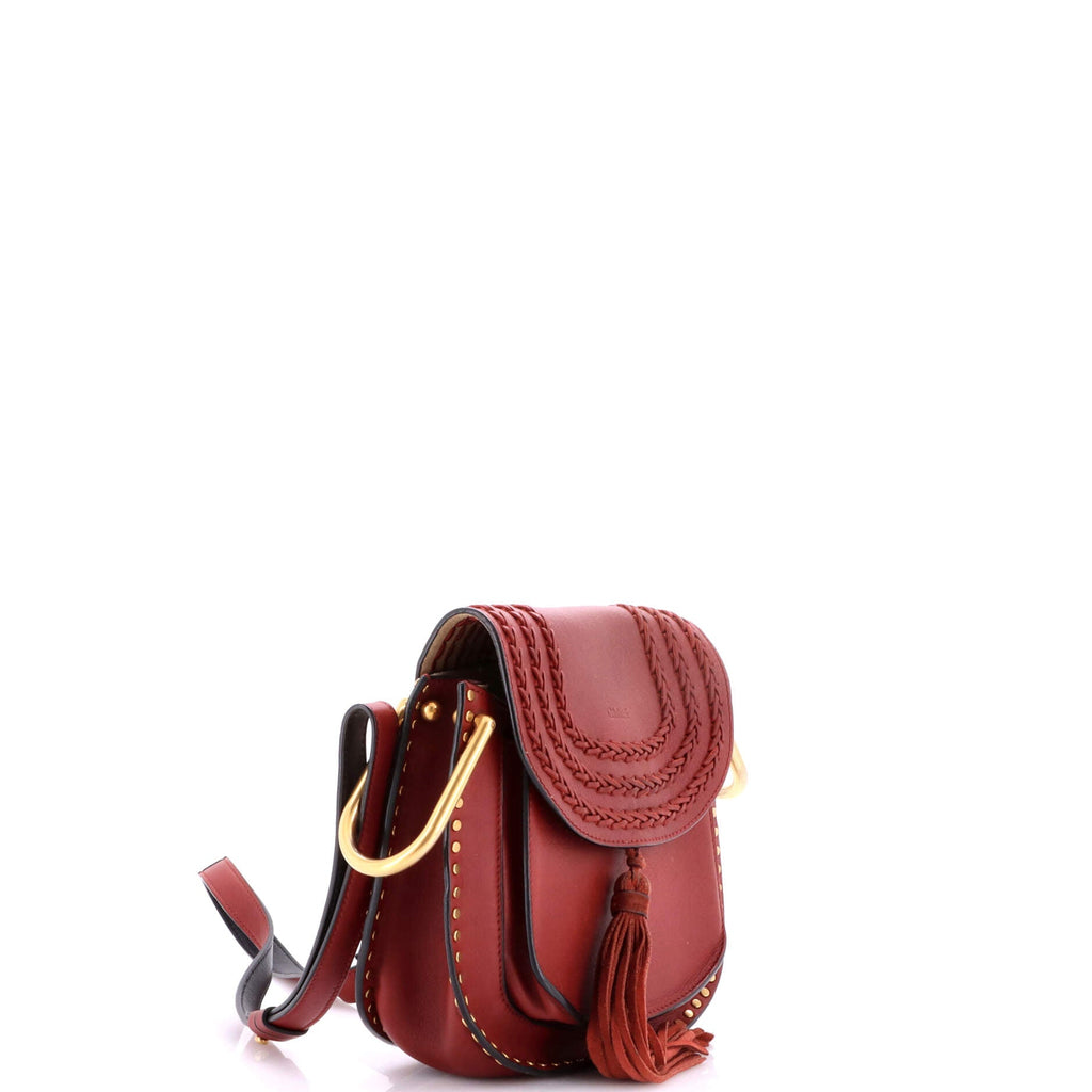 Hudson Handbag Whipstitch Leather Small