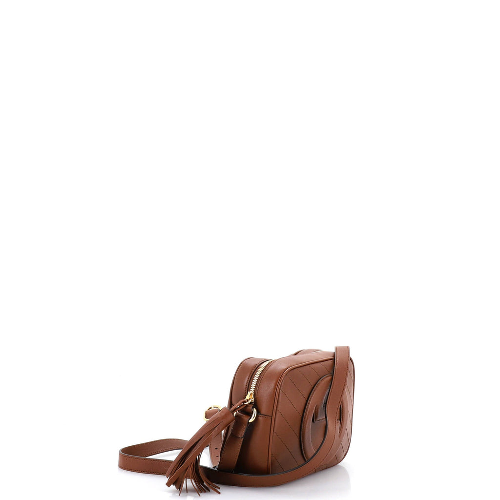 Blondie NM Camera Shoulder Bag Diagonal Quilted Leather Small