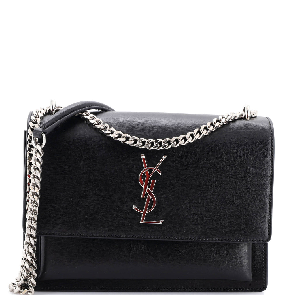 Sunset Crossbody Bag Leather Medium