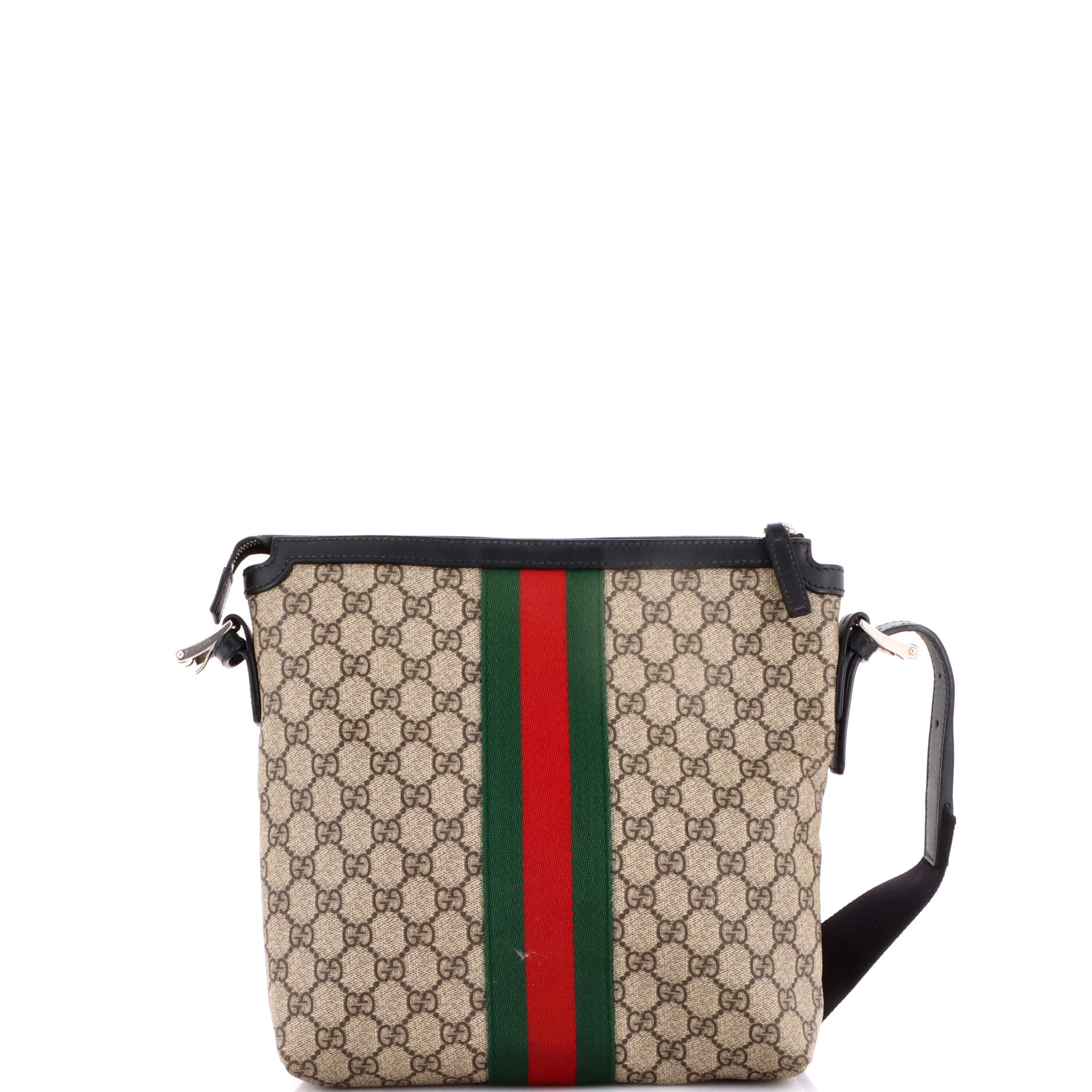 Web Messenger Bag GG Coated Canvas Medium