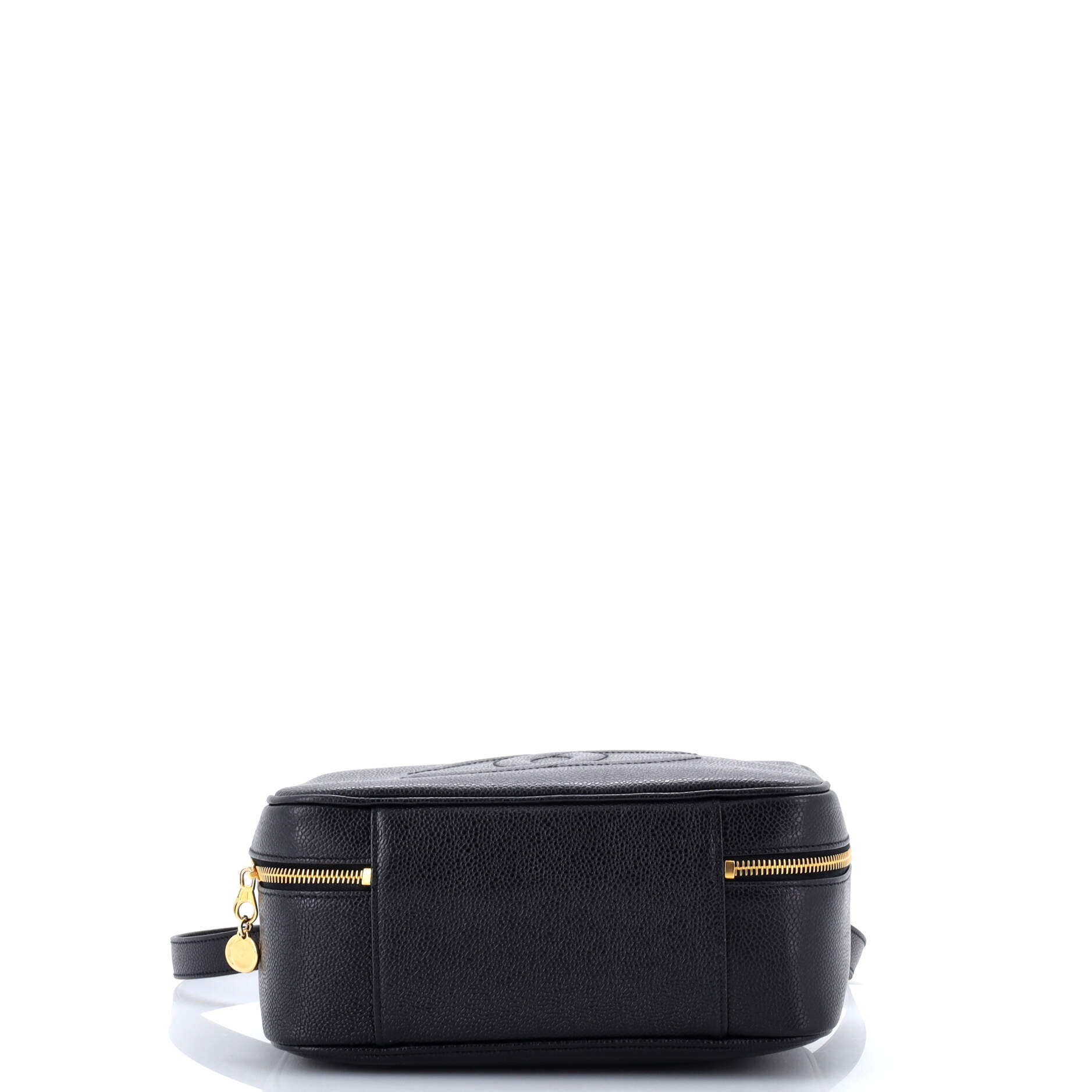 Vintage Timeless Zip Around Vanity Case Caviar Medium