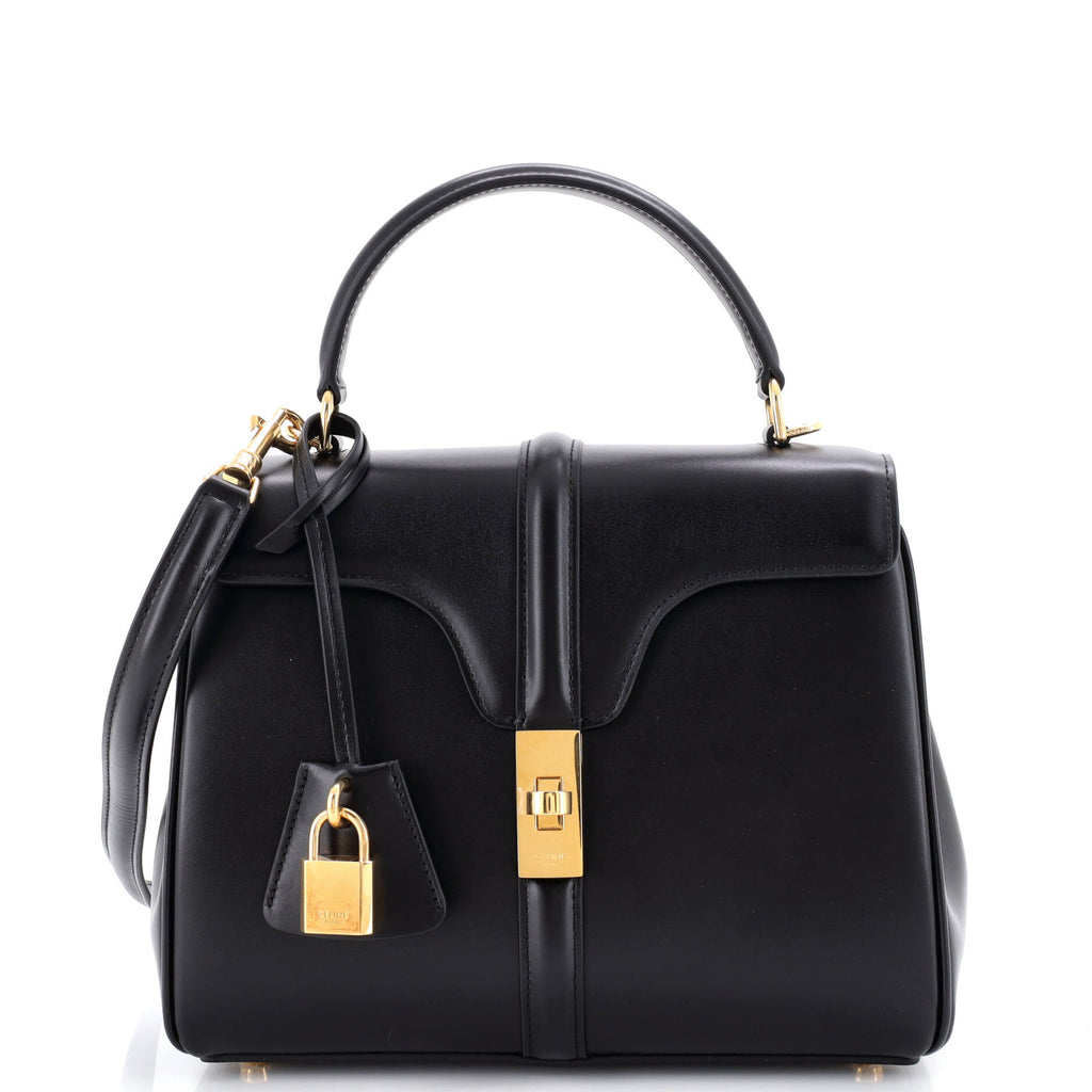 16 Top Handle Bag Smooth Calfskin Small