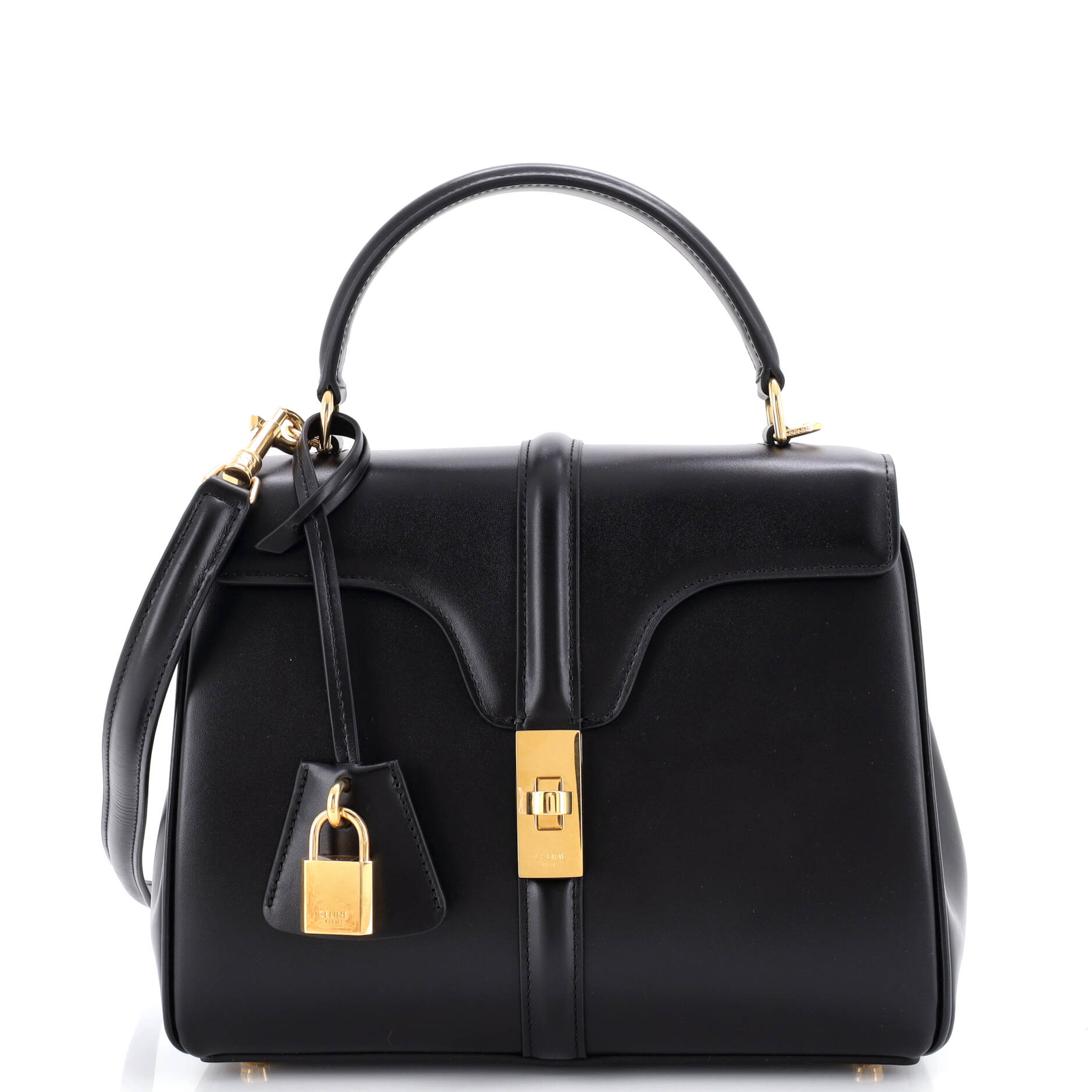 16 Top Handle Bag Smooth Calfskin Small