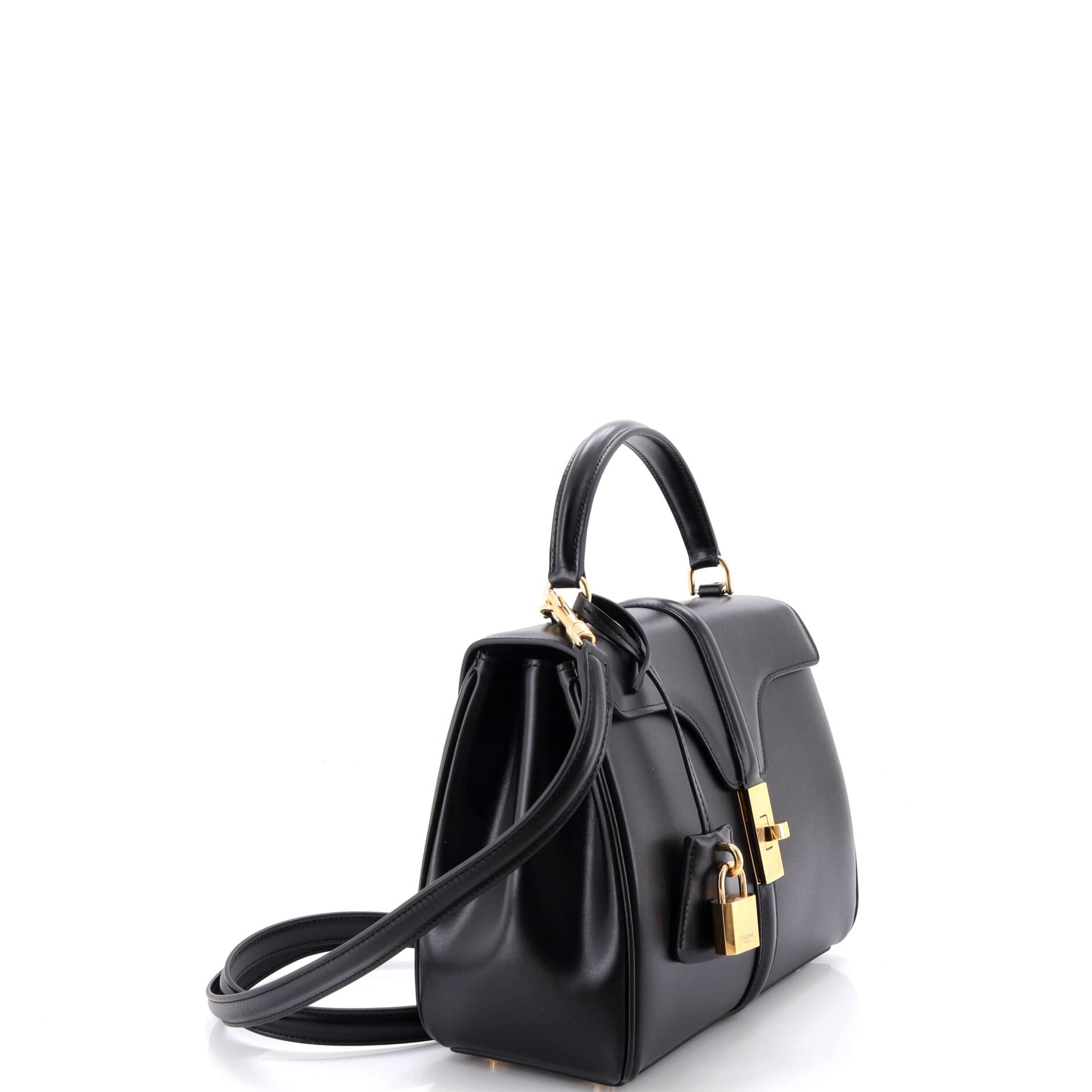 16 Top Handle Bag Smooth Calfskin Small