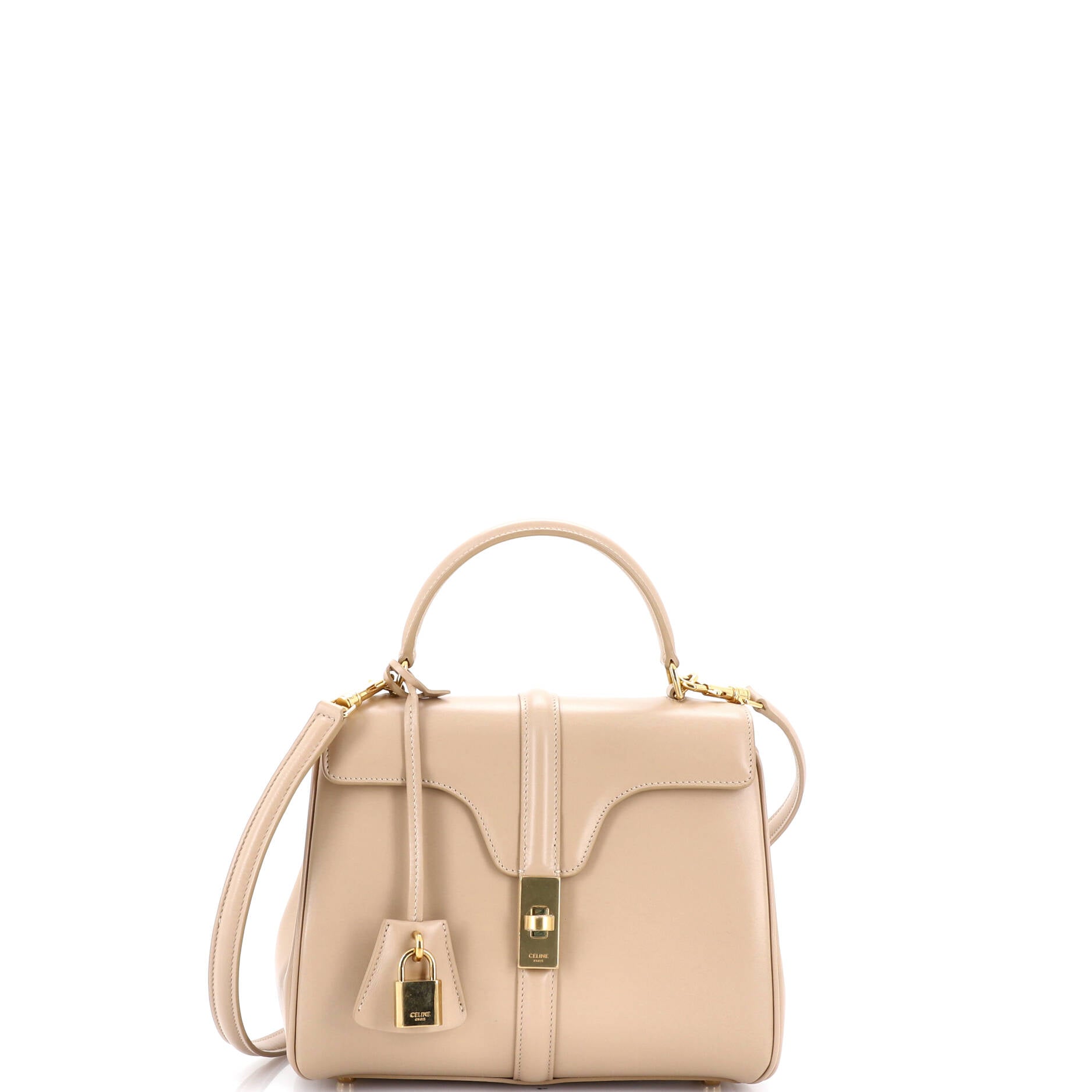 16 Top Handle Bag Smooth Calfskin Small