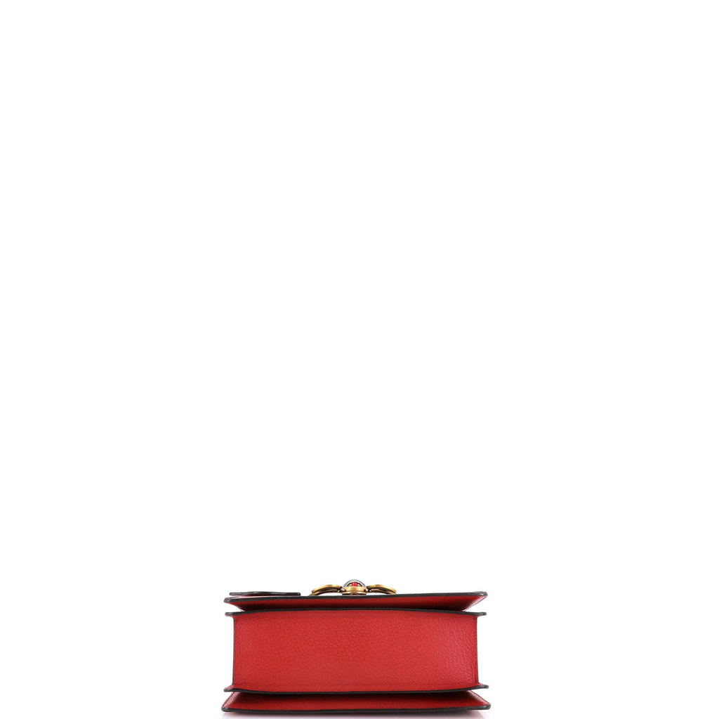 Queen Margaret Top Handle Bag GG Coated Canvas with Leather Small
