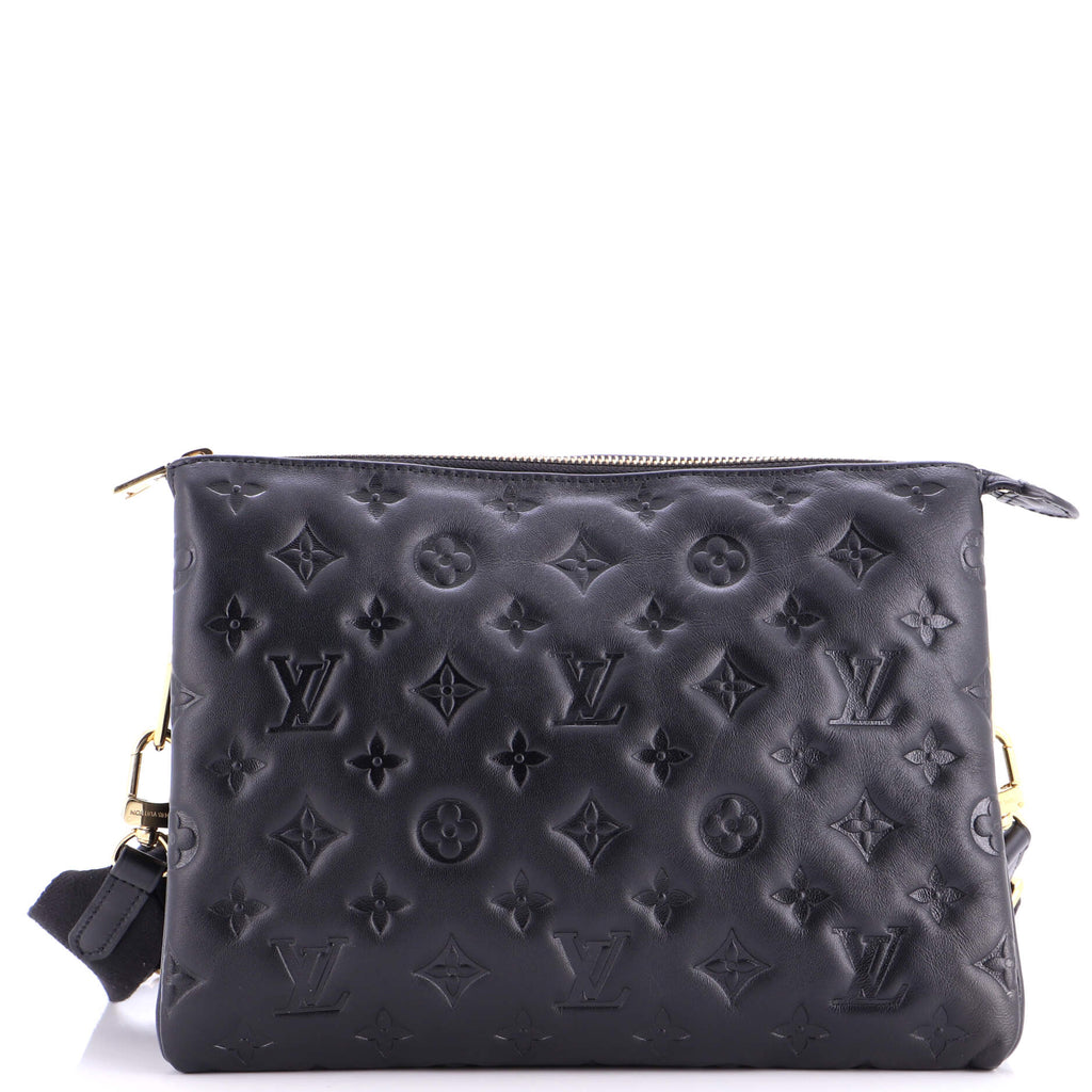 Coussin Bag Monogram Embossed Lambskin PM