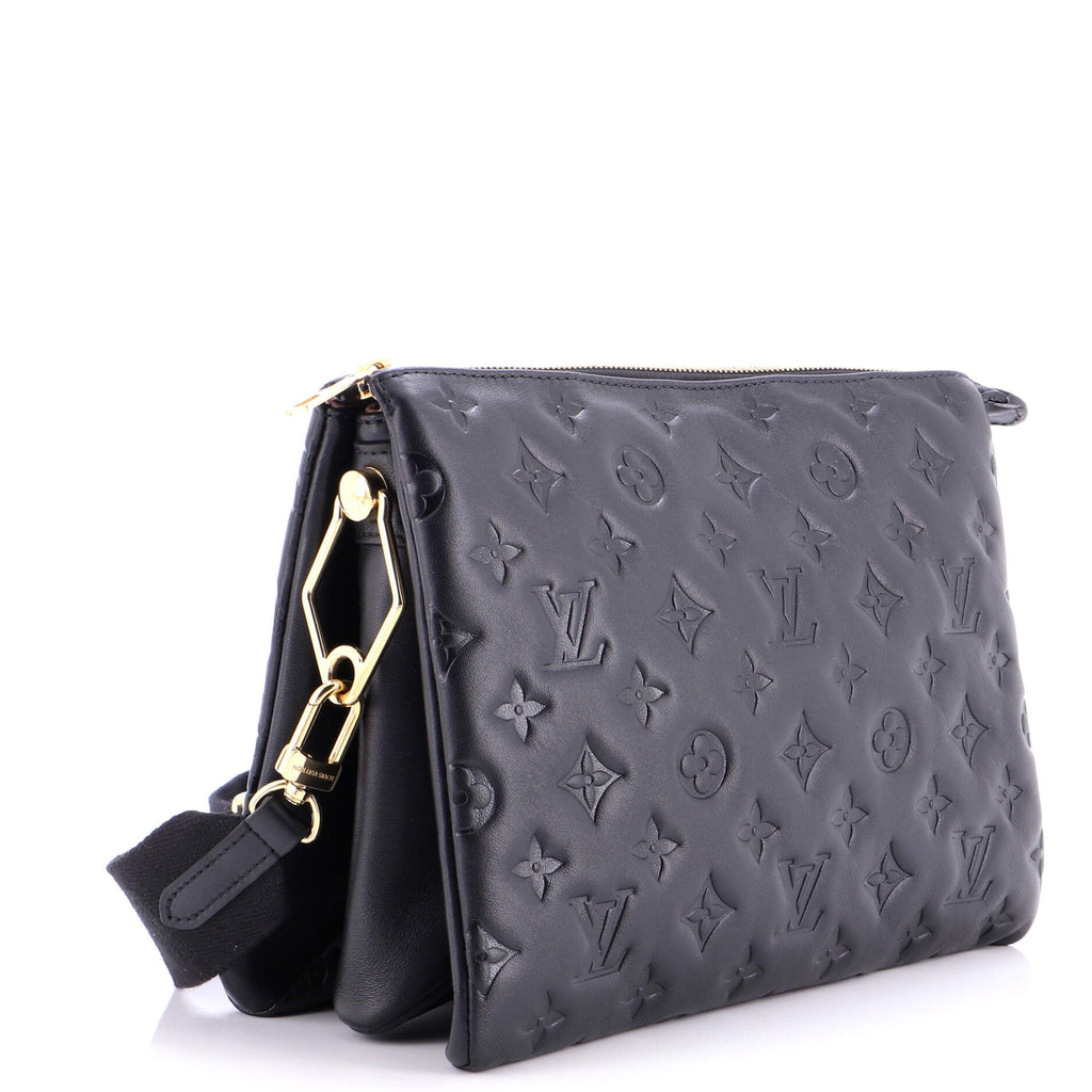 Coussin Bag Monogram Embossed Lambskin PM