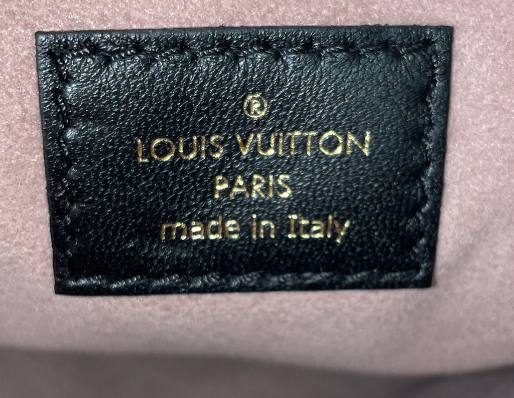 Coussin Bag Monogram Embossed Lambskin PM