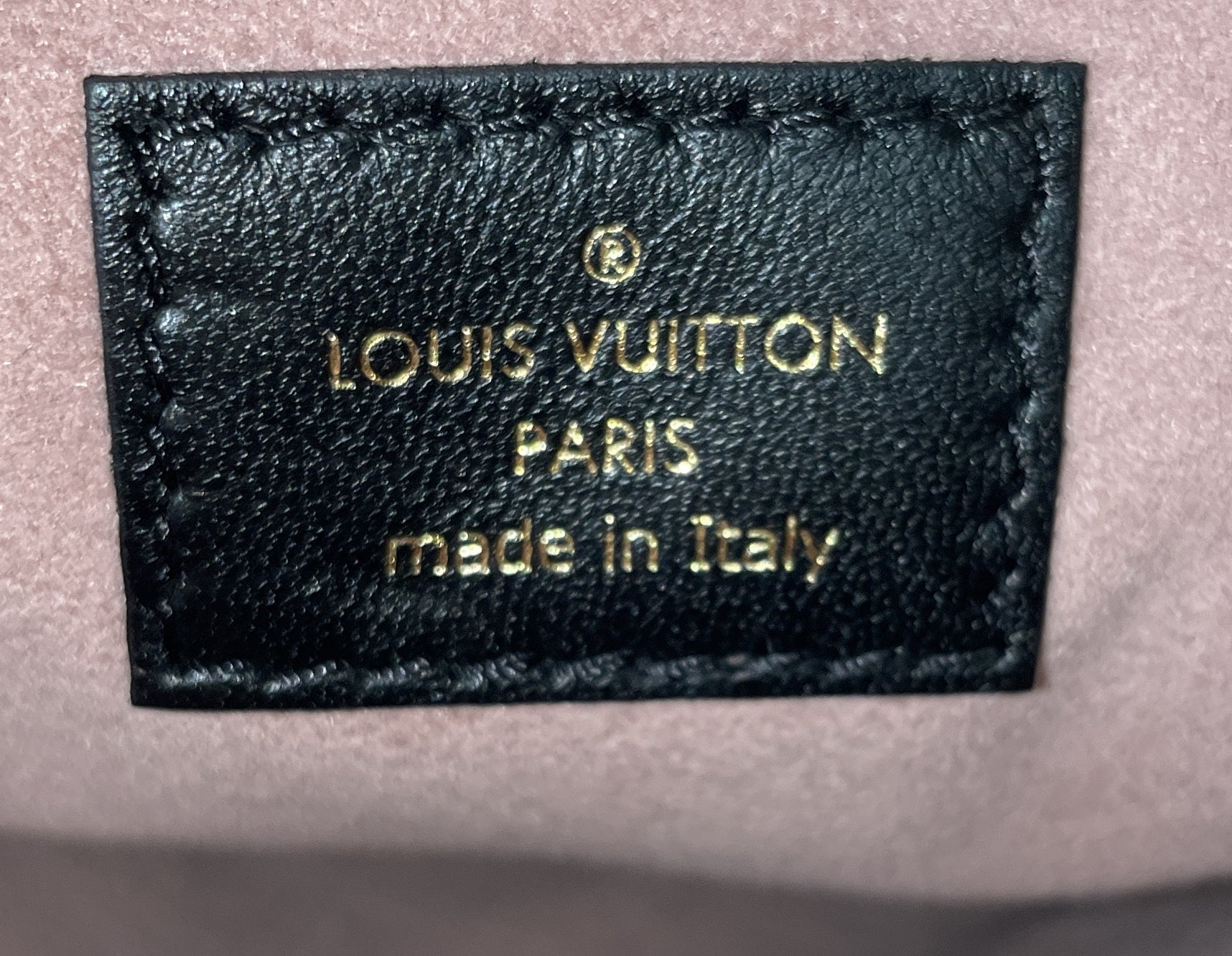 Coussin Bag Monogram Embossed Lambskin PM