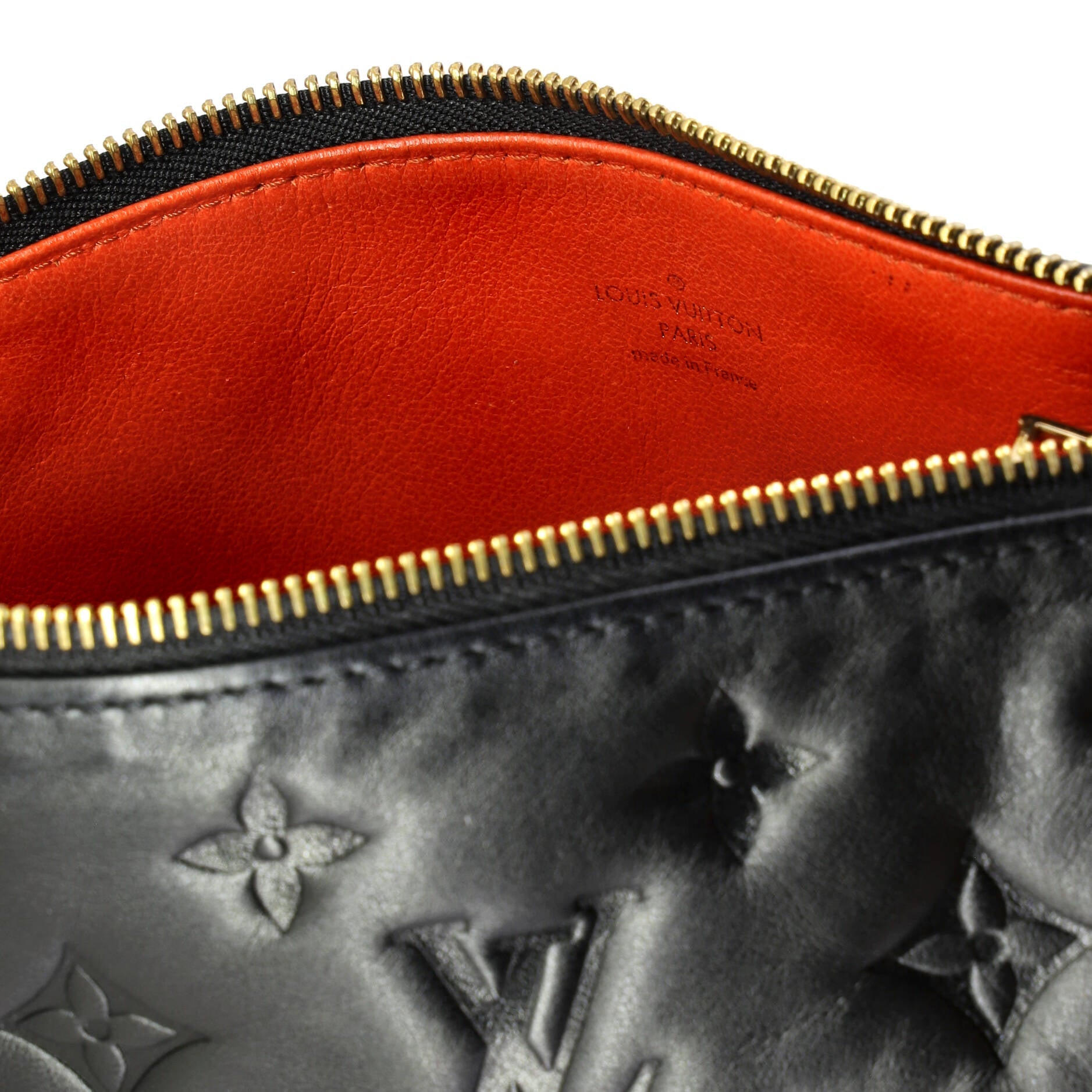 Coussin Bag Monogram Embossed Lambskin BB
